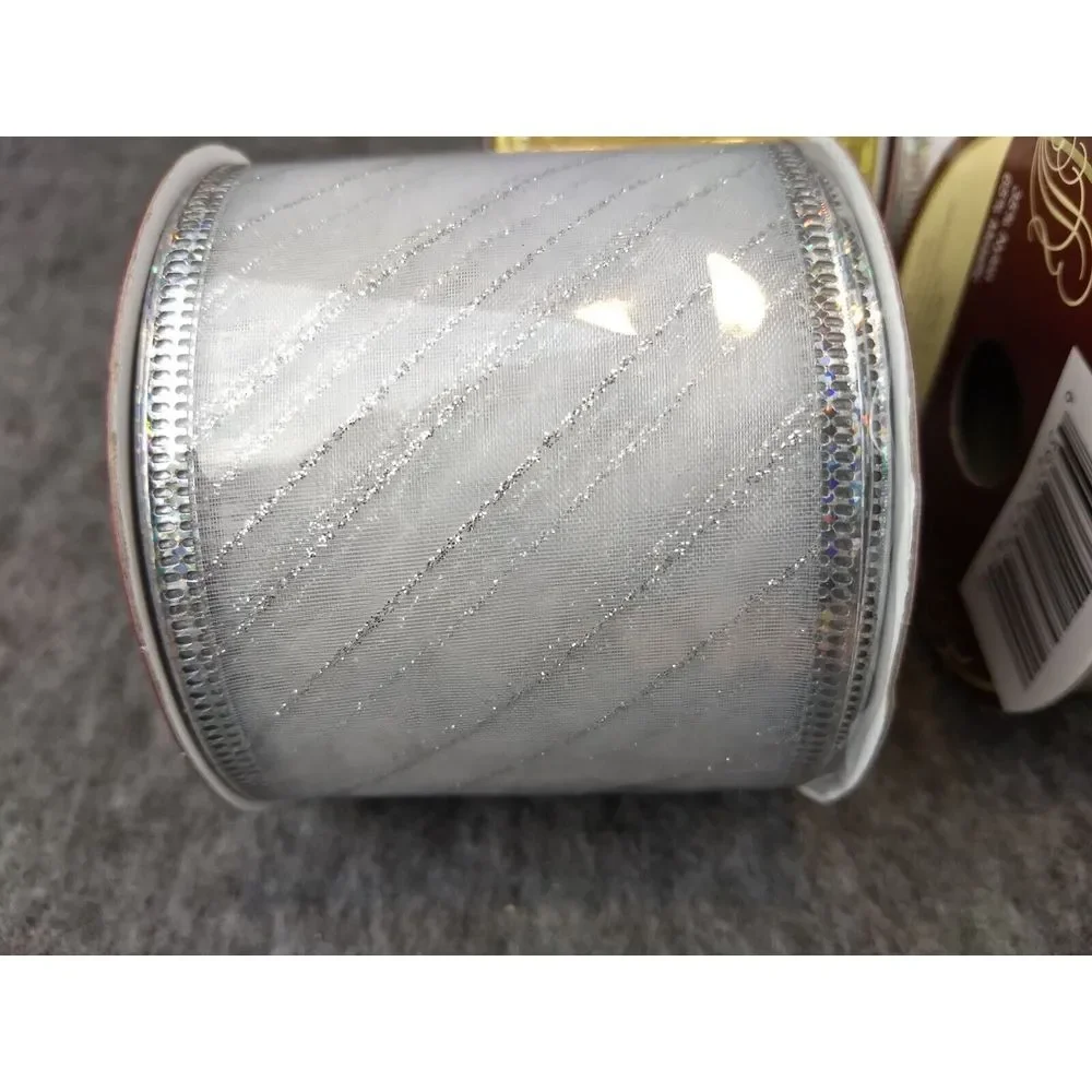 Golden Splendor Metallic Ribbon Wired 2.5